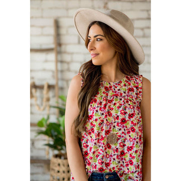 Bright Blossom Tank - Betsey's Boutique Shop