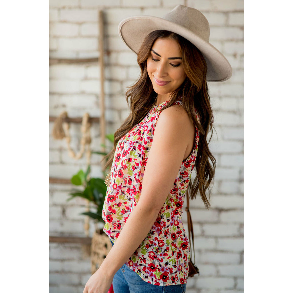 Bright Blossom Tank - Betsey's Boutique Shop