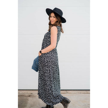 Dotted Tank Maxi Dress - Betsey's Boutique Shop