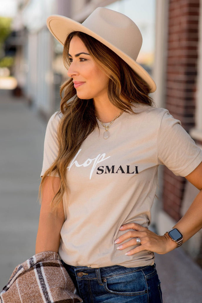 Shop Small Graphic Tee - Betsey's Boutique Shop