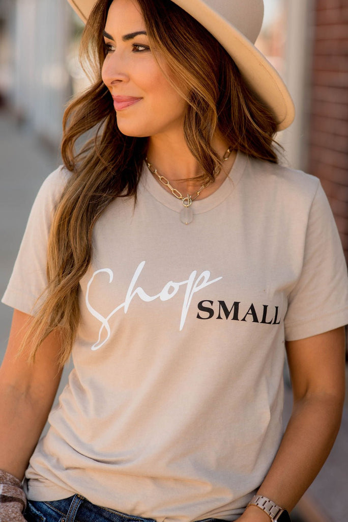 Shop Small Graphic Tee - Betsey's Boutique Shop