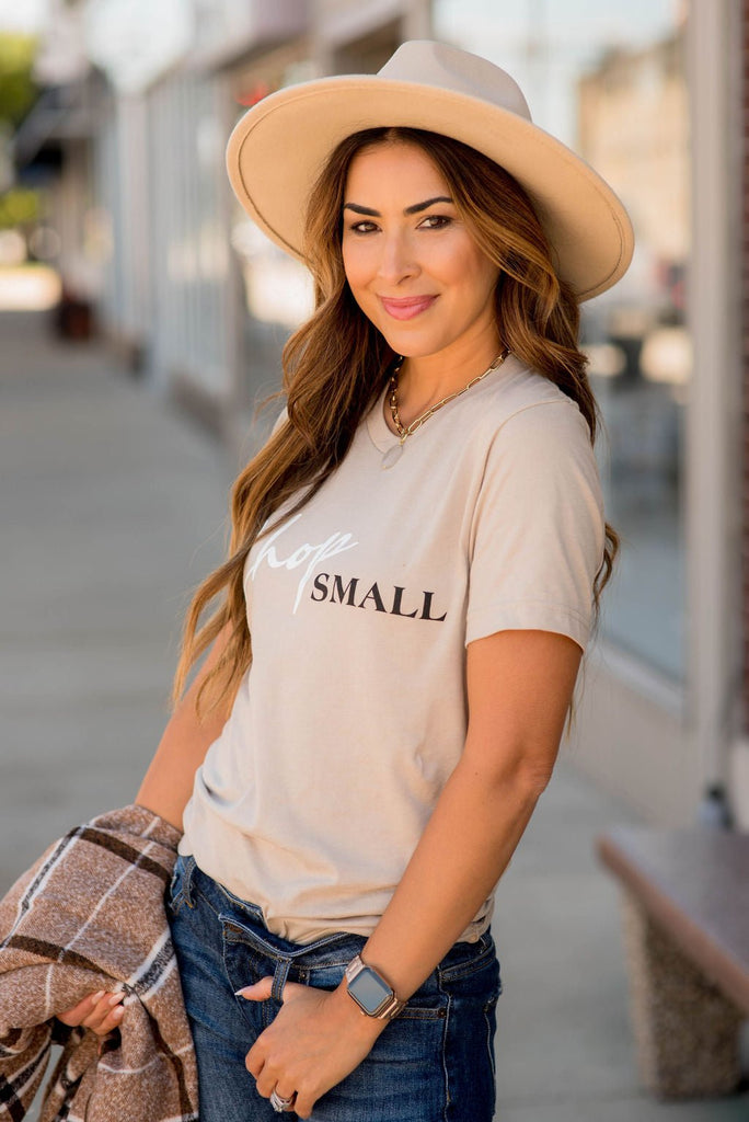 Shop Small Graphic Tee - Betsey's Boutique Shop