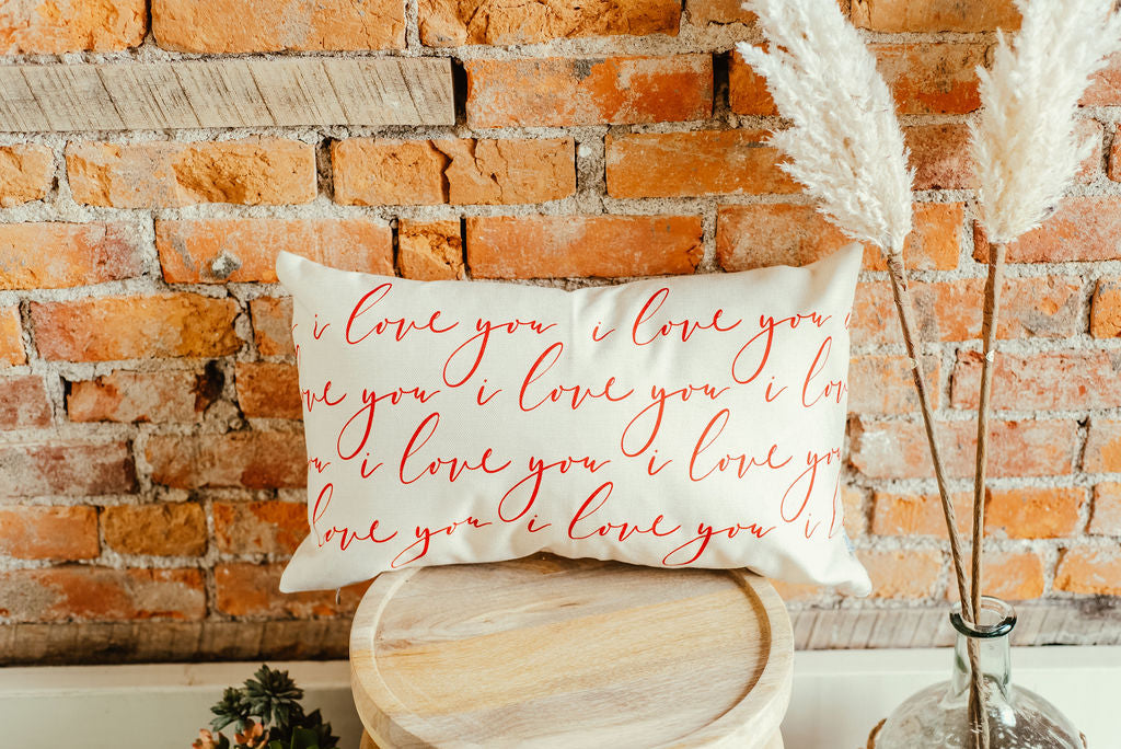 I Love You Pillow - Betsey's Boutique Shop