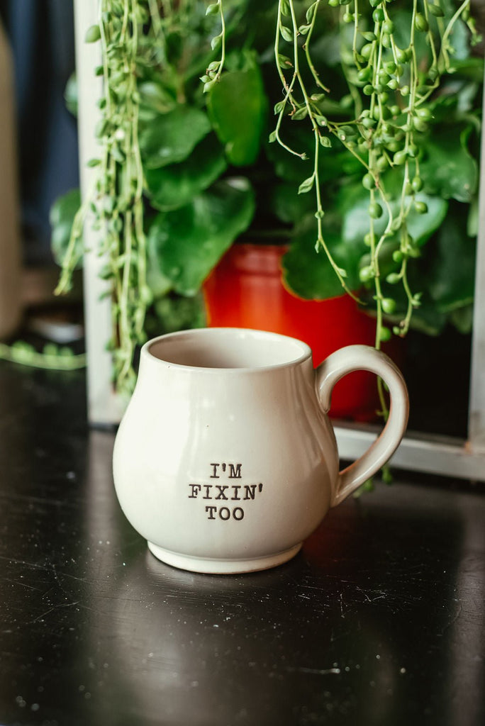 Stoneware Mug W/ Wood Gift Box - Betsey's Boutique Shop