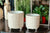Geometrical Stoneware Pot Large - Betsey's Boutique Shop - Pots & Planters