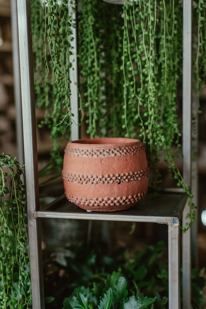 Terracotta Dotted Pot - Betsey's Boutique Shop