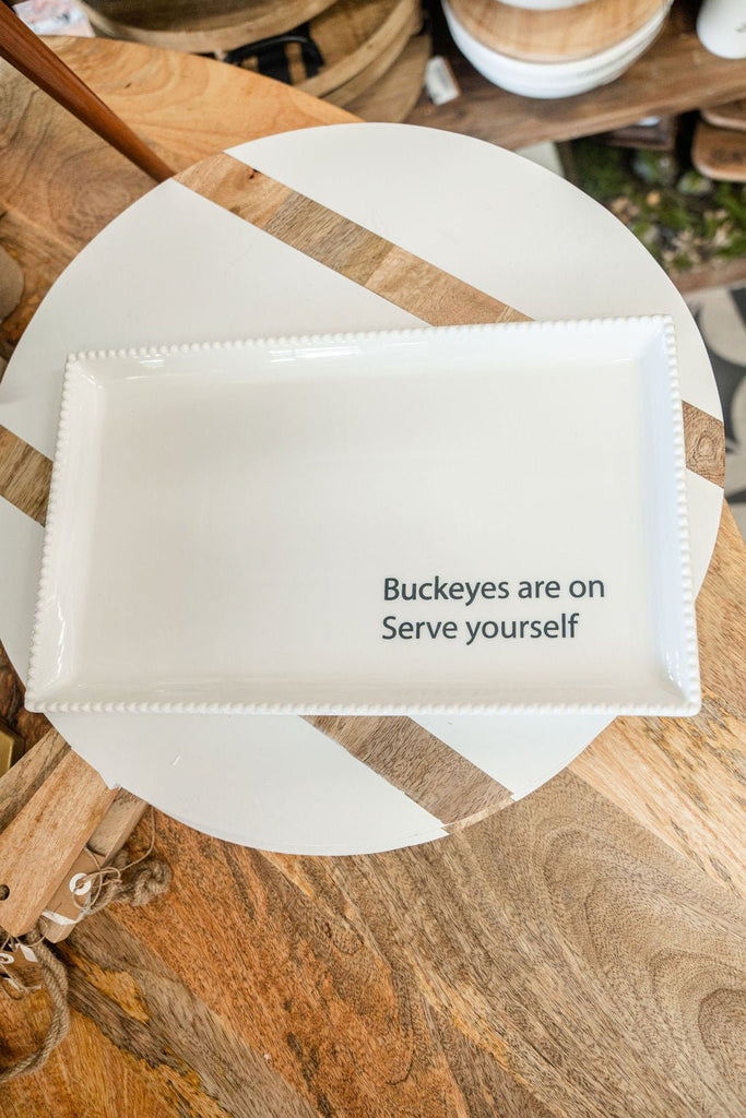 Buckeye Serving Platter - Betsey's Boutique Shop -