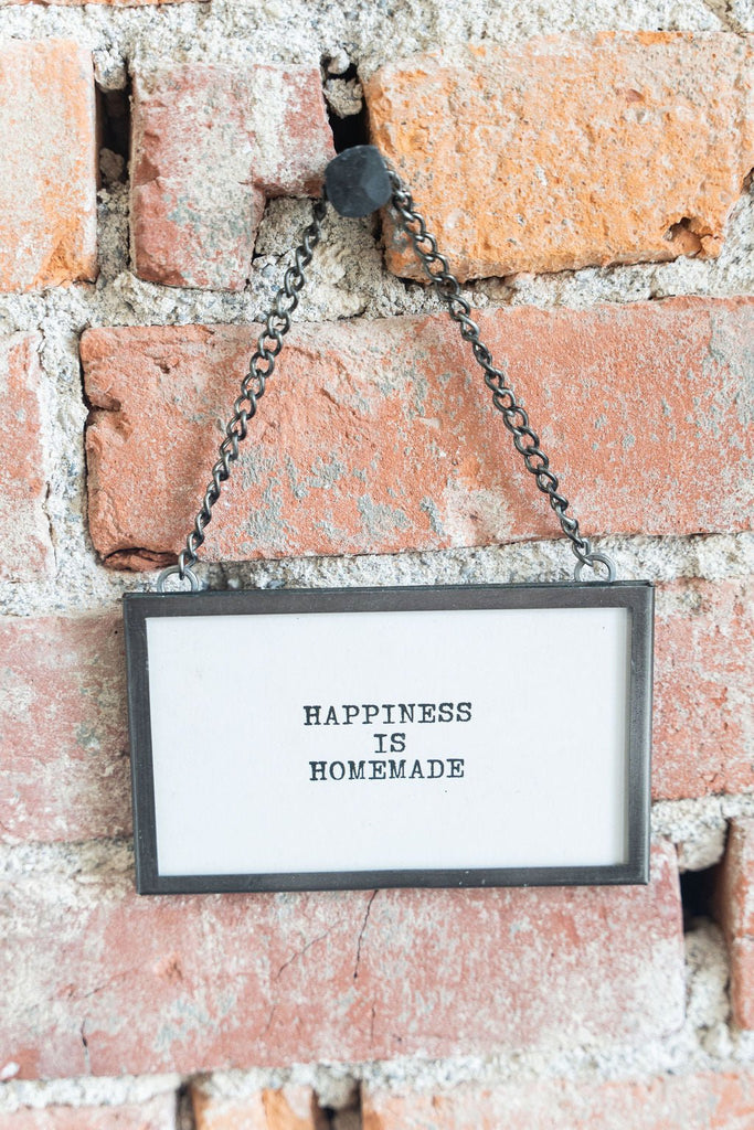 Happiness Is Homemade Metal Hanging Frame - Betsey's Boutique Shop -