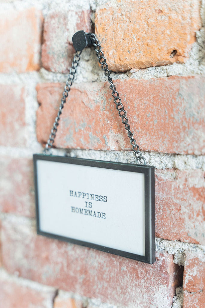 Happiness Is Homemade Metal Hanging Frame - Betsey's Boutique Shop -