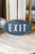 Exit Cast Iron Sign - Betsey's Boutique Shop -