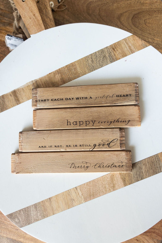 Meaningful Wooden Signs - Betsey's Boutique Shop -