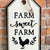Farm Sweet Farm Metal Tag Sign