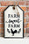 Farm Sweet Farm Metal Tag Sign - Betsey's Boutique Shop -