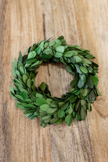 Boxwood Candle Wreath - Betsey's Boutique Shop