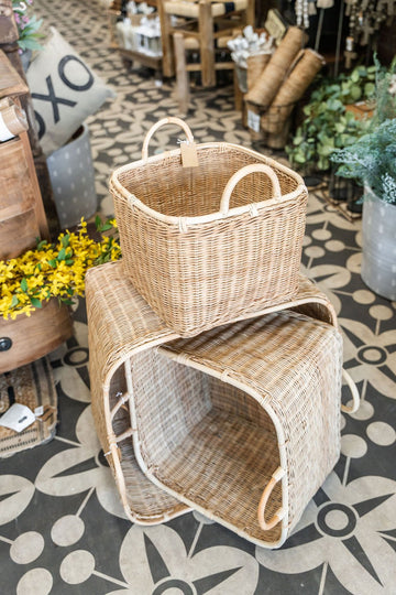 Wicker Nesting Baskets - Betsey's Boutique Shop -