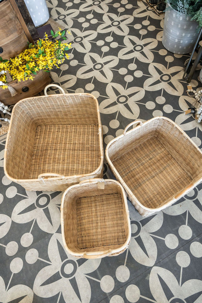 Wicker Nesting Baskets - Betsey's Boutique Shop -