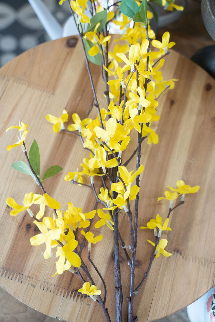 Faux Forsythia Stem - Betsey's Boutique Shop -