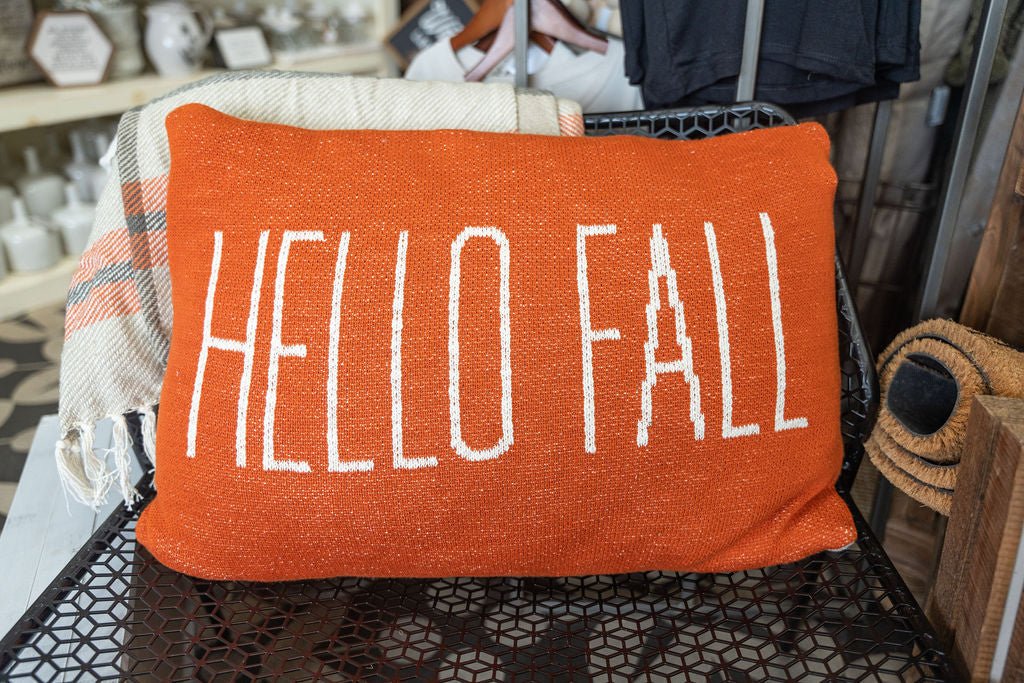 Hello Fall Trick Or Treat Reversible Pillow - Betsey's Boutique Shop -