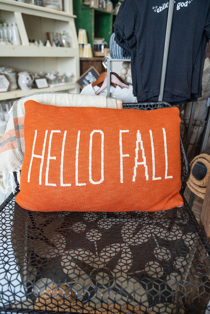 Hello Fall Trick Or Treat Reversible Pillow - Betsey's Boutique Shop -