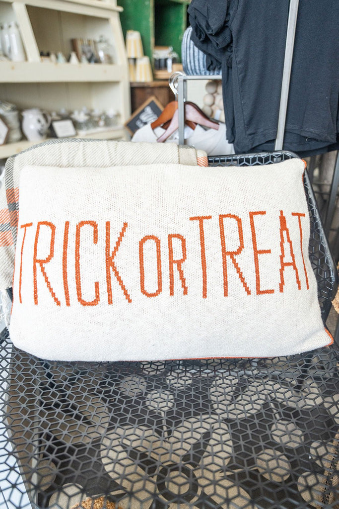 Hello Fall Trick Or Treat Reversible Pillow - Betsey's Boutique Shop -