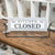 Open Closed Kitchen Sign