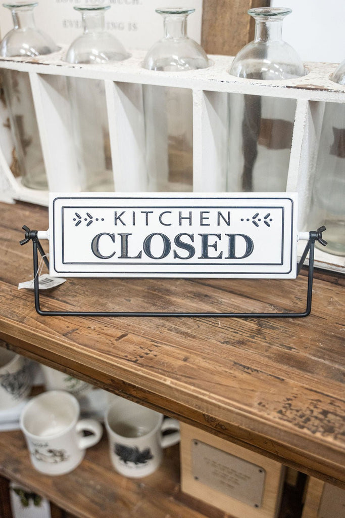 Open Closed Kitchen Sign - Betsey's Boutique Shop -