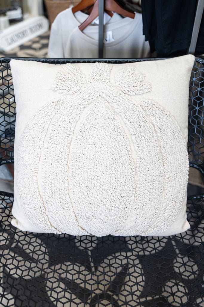 Pumpkin Accented Pillow - Betsey's Boutique Shop -