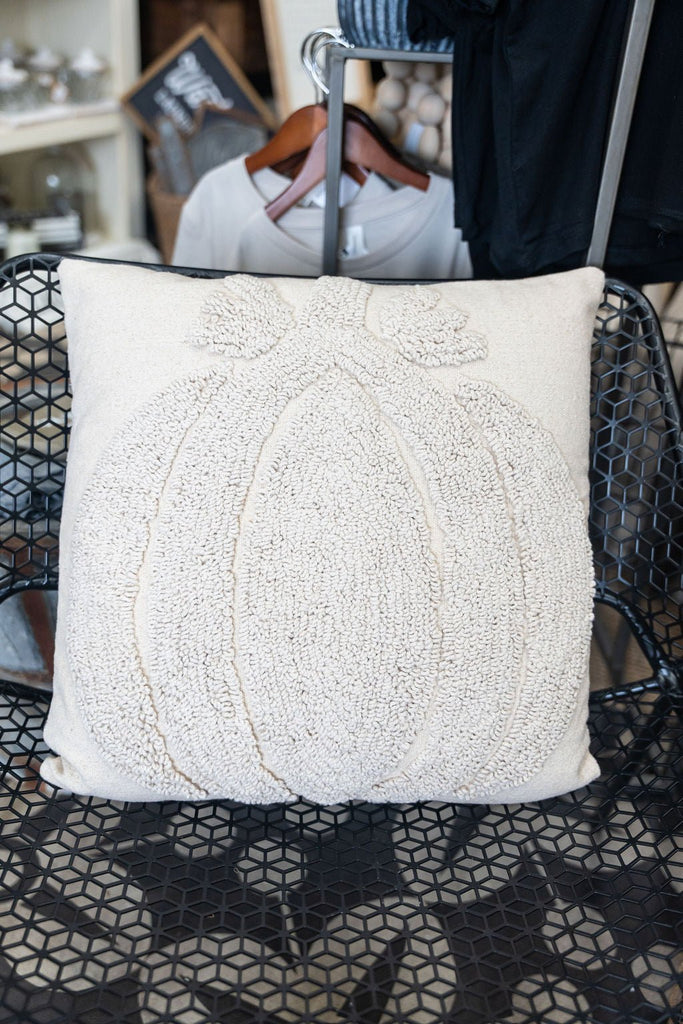 Pumpkin Accented Pillow - Betsey's Boutique Shop -