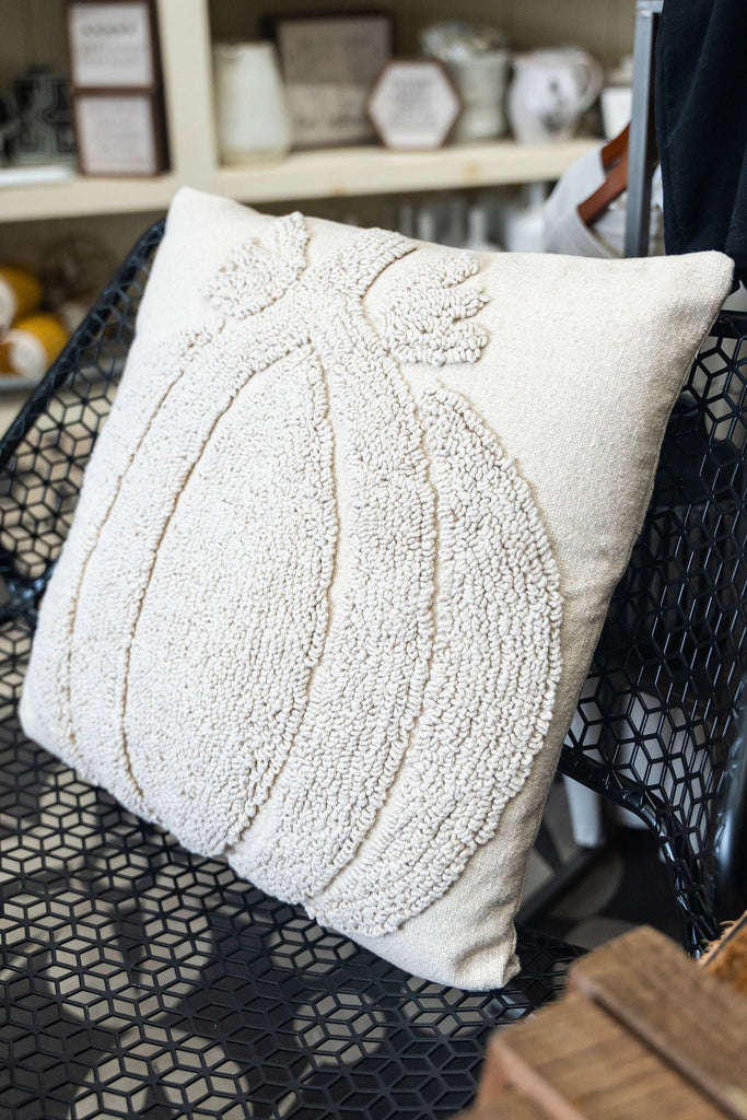 Pumpkin Accented Pillow - Betsey's Boutique Shop -