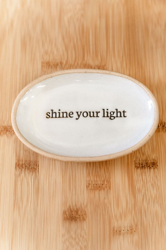 Ceramic Sayings Dish - Betsey's Boutique Shop