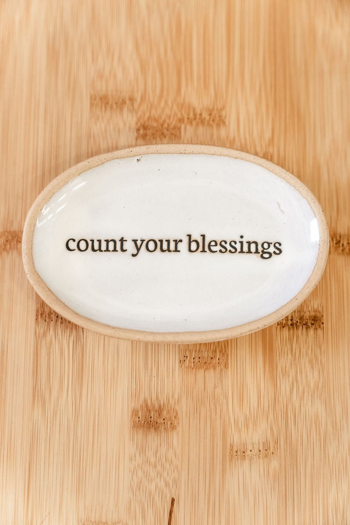 Ceramic Sayings Dish - Betsey's Boutique Shop