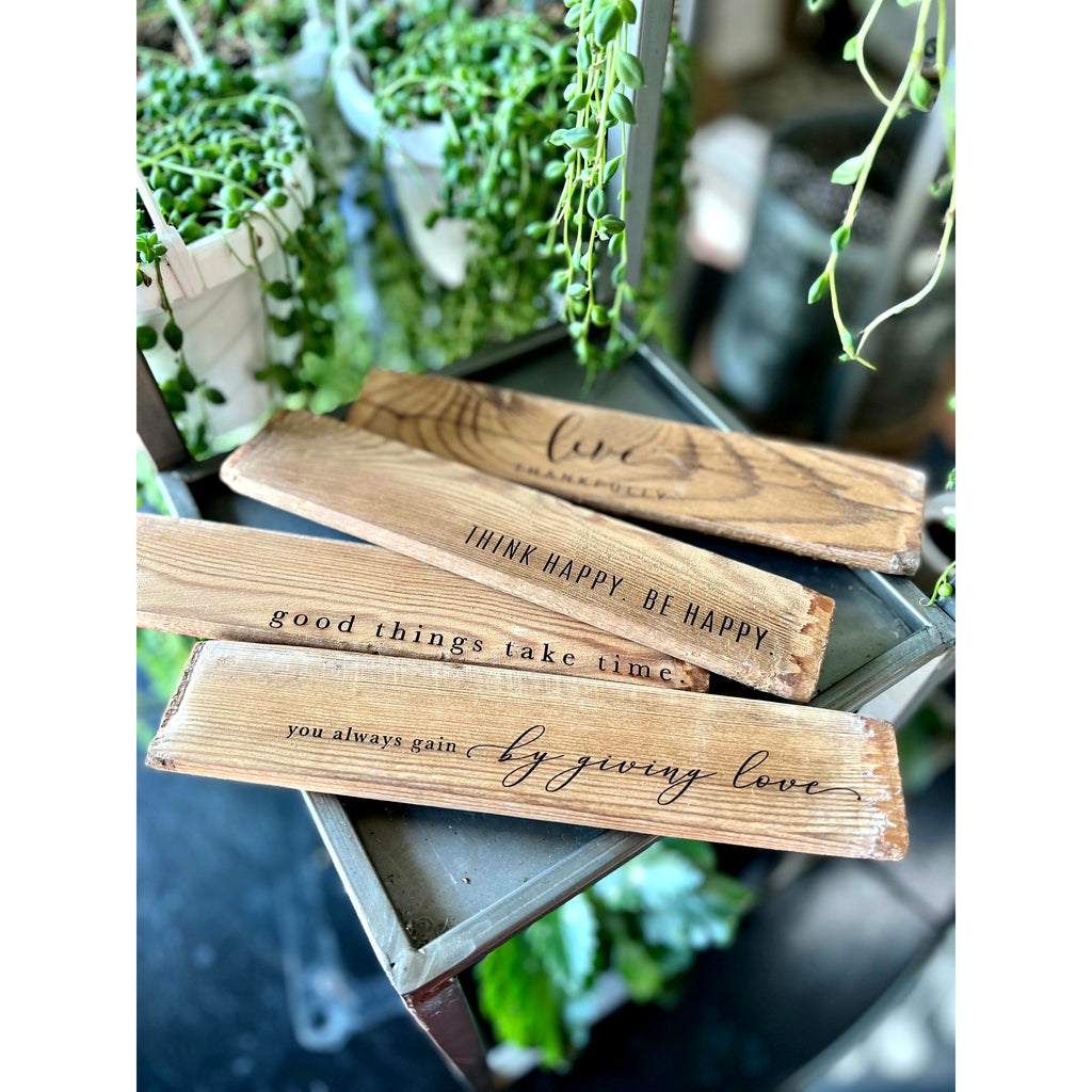 Wooden Quotes - Betsey's Boutique Shop