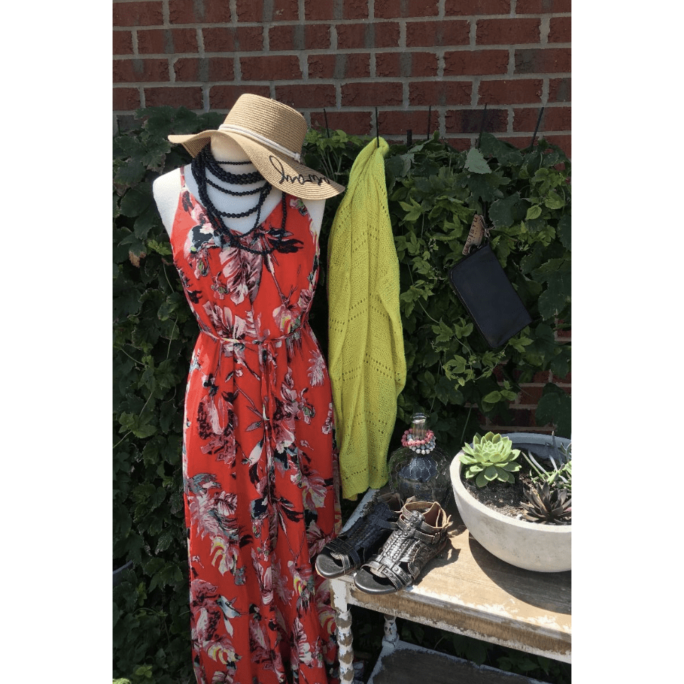 Floral Maxi Dress - Betsey's Boutique Shop