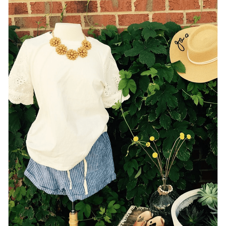 Lace Sleeve Tee - Betsey's Boutique Shop