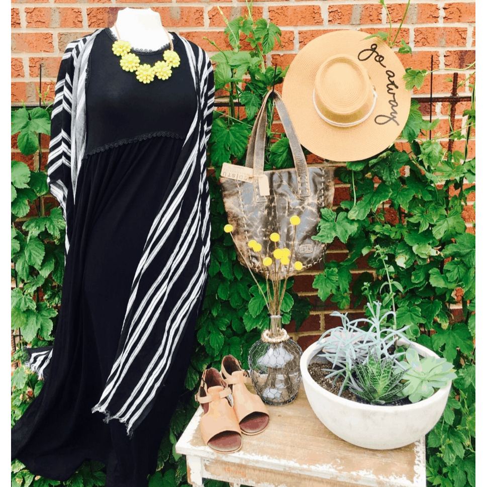 Striped Kimono - Betsey's Boutique Shop