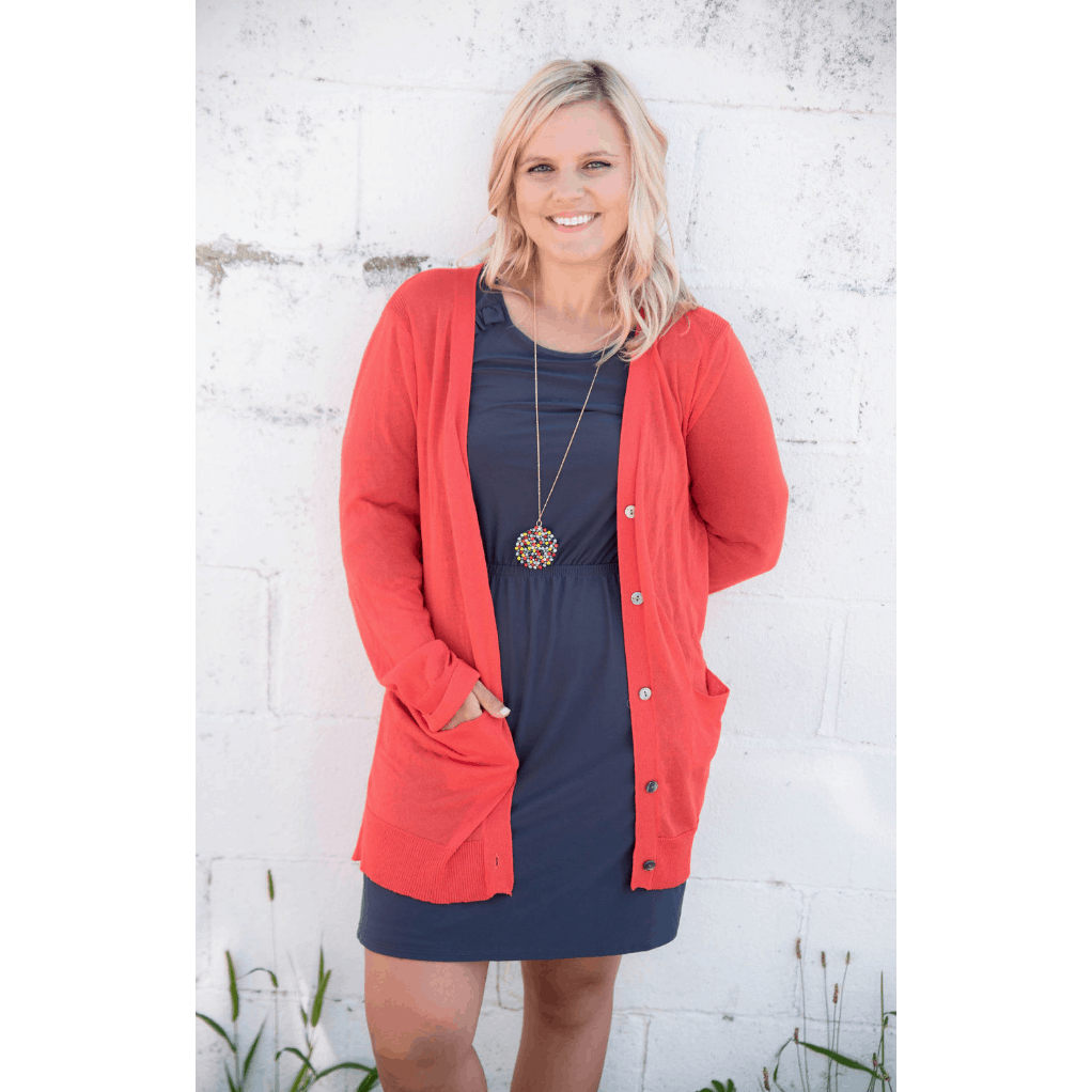 Tissue Button Cardigan - Betsey's Boutique Shop - Coats & Jackets