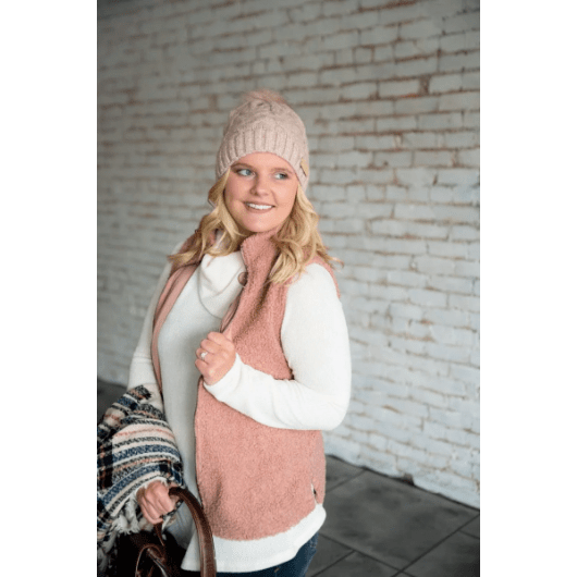 Lightweight Sherpa Vest - Betsey's Boutique Shop