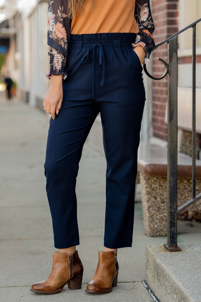 Betsey's Tie Top Dress Pants - Betsey's Boutique Shop -