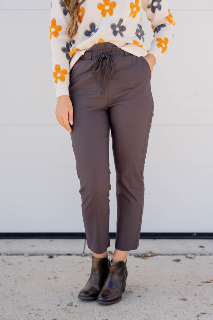 Betsey's Tie Top Dress Pants - Betsey's Boutique Shop -