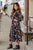 Blossoming Buds Long Sleeve Midi Dress - Betsey's Boutique Shop -