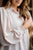 Cinched Long Sleeve Button Up Blouse - Betsey's Boutique Shop -