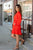 Classy Ruffle Accented Long Sleeve Dress - Betsey's Boutique Shop -