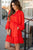 Classy Ruffle Accented Long Sleeve Dress - Betsey's Boutique Shop -