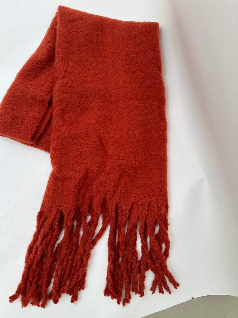 Cute & Cozy Twisted Fringe Scarf - Betsey's Boutique Shop