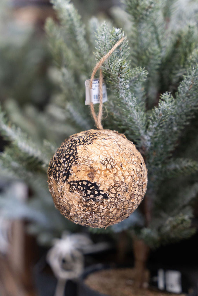 Dried Natural Ornament Ball - Betsey's Boutique Shop -