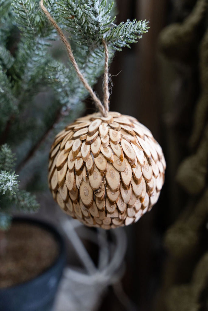 Dried Natural Ornament Ball - Betsey's Boutique Shop -