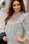 Embroidered Dotted Flutter Blouse - Betsey's Boutique Shop -