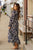 Floral Long Sleeve Tie Waist Dress - Betsey's Boutique Shop -