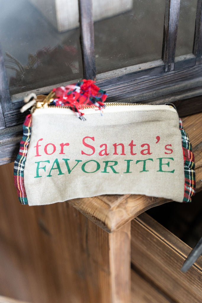 For Santa's Favorite Gift Pouch - Betsey's Boutique Shop -