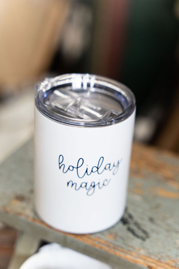 Holiday Magic Stainless Steel Tumbler - Betsey's Boutique Shop -